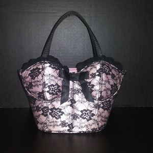 Purse shaped like corset